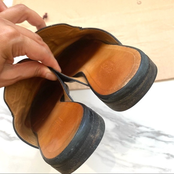 Authentic Gucci Black Leather Slippers - Picture 8 of 11
